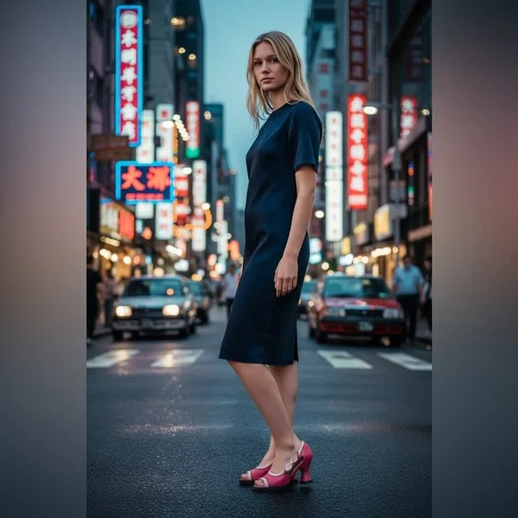 John Fluevog Mini Bebe Magenta Pink Sculpted Heel Pumps Size 9.5 - Picture 6 of 8